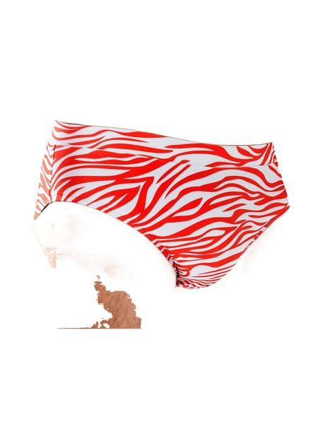 

men zebra striped swim brief w7ys#