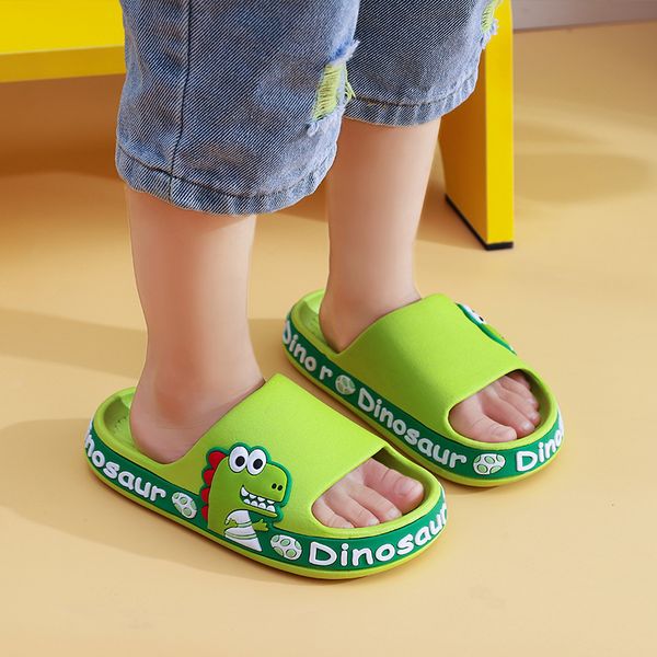 

kids slippers for boys solid color summer beach indoor baby cute girl shoes home soft non slip children 220618, Black;grey