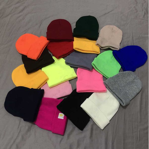 

branded beanies winter hat knit warm skull caps outdoor ski sport snow skullcaps wool bonnet, Yellow