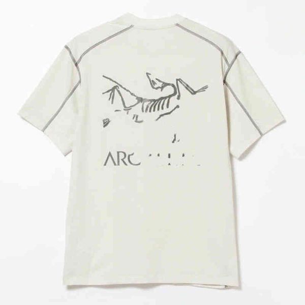 

cotton t shirt arc 2022 summer round neck short sleeve classic letter print sports tee, White;black