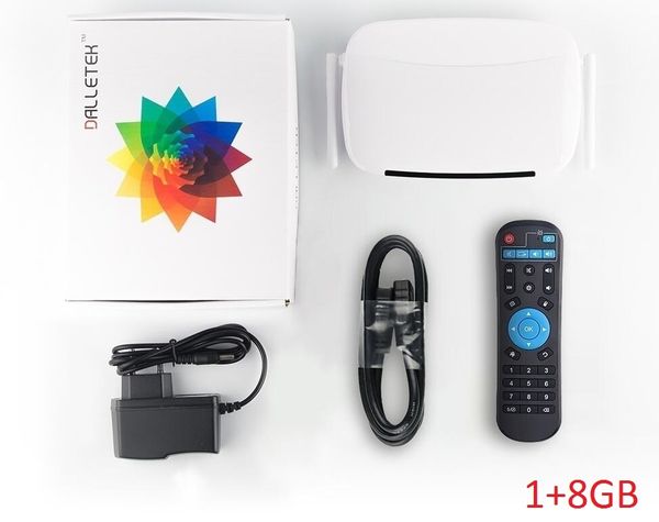 Q9 Android 9.0 Office France Media Player TV Box 4K S905W Quad Core 1G 8G 2.4G Wi -Fi Ship от Франции