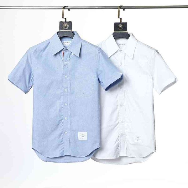 

men's tracksuits thom brun tb solid short sleeve shirt vll7, Gray