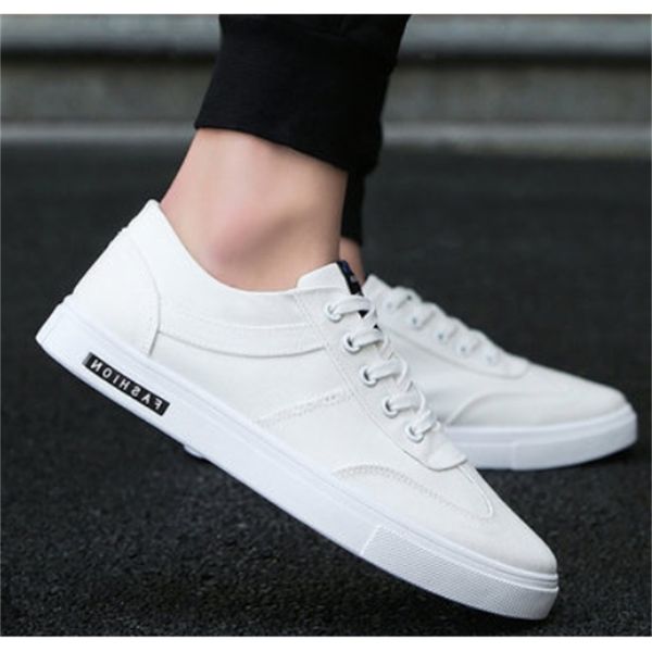 

leather men casual shoes women fashion sneakers footwear size 36-46 220513, Black