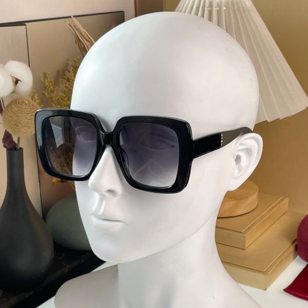 

0418s square black grey gradient women sunglasses with stones summer shades uv400 eyewear, White;black
