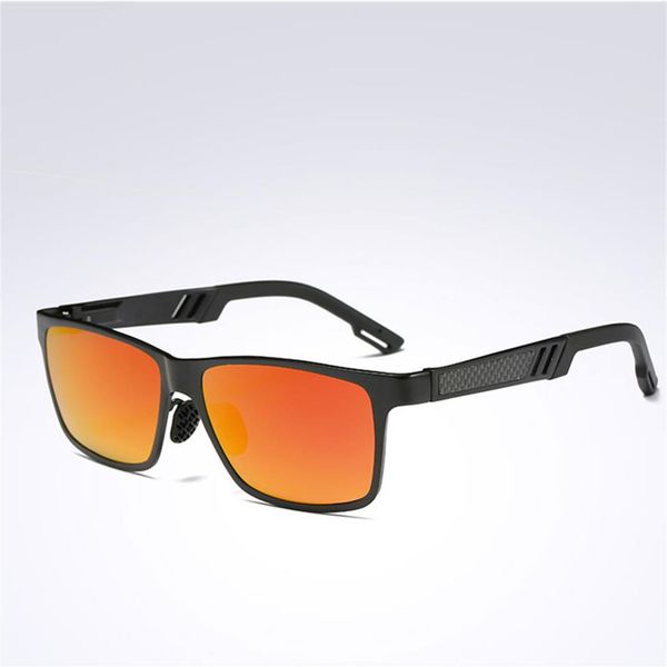 

2021 fashion aluminum magnesium polarized eyeglasses men sun glasses male driving eyewear summer men grade polarized sunglasses fo204o, White;black