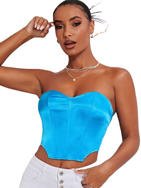 

solid asymmetrical hem tube s0ry#, White