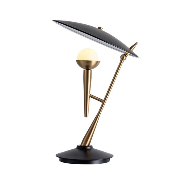 Tischlampen Moderne Dekorlampe Mode Nordic House E27 Schwarz und Gold Est Design Designer LampTable