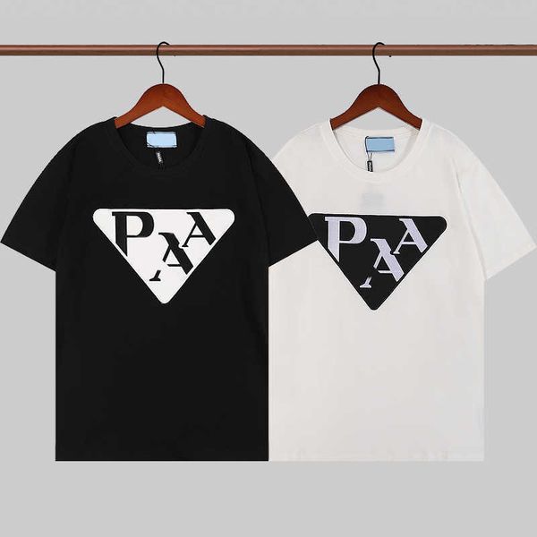 

2022 mens designers t shirt fashion men tshirt clothing black white tees short sleeve womens shirts casual hip hop streetwear asian size, White;black
