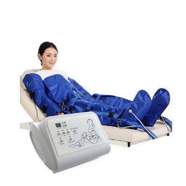 Tragbare schlanke Ausrüstung Pressotherapie-Schlankheitsmaschine 16 Airbags Vakuumdruck Lymphdrainage Massage Detox Heimgebrauch Schönheitsausrüstungen
