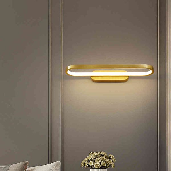 

pendant lamps all copper light luxury nordic minimalist bedroom bedside wall lamp modern simple living room background aisle balcony