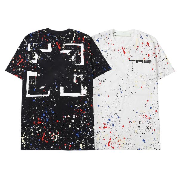 

22 fashion mens designer t shirt womens letter print short sleeve round neck cotton tees polo, White;black