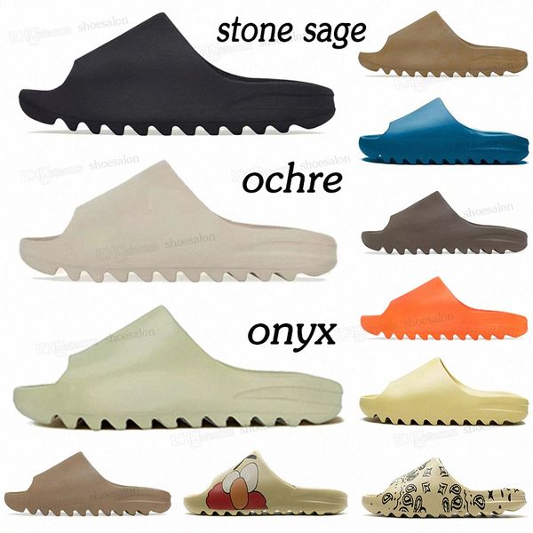 

sandal vermillion mineral blue sandals slide slippers onyx ochre pure runr mx cream clay moon grey shoes white desert sand mens women sh79q#, Black