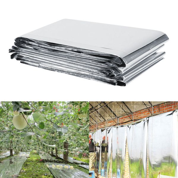 

210 x 120cm silver plant reflective film garden supplie greenhouse grow light accessories