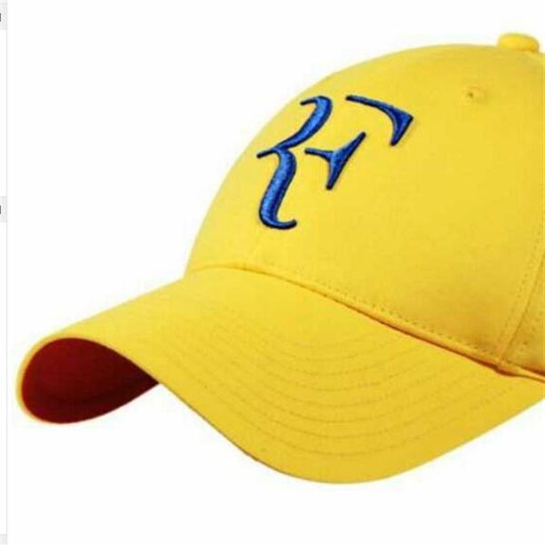 

spring and autumn 100% cotton new 2018 mesh sun hat outdoor tennis caps snapback women and men baseball cap roger federer rf hybri222c, Blue;gray