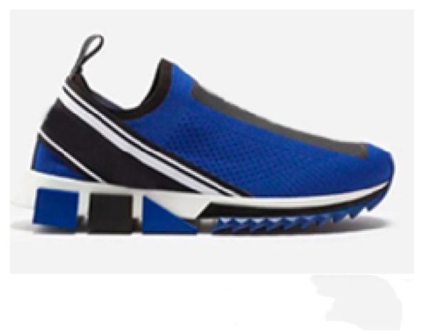 

designer shoes sorrento sneakers men fabric stretch jersey slip-on sneaker lady two-tone rubber micro sole breathable casual shoe, Black