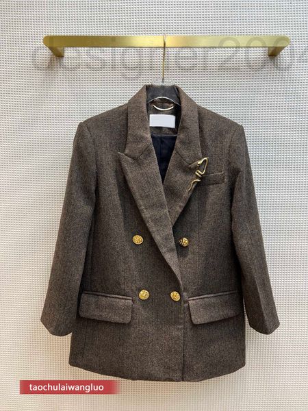 

women's suits & blazers designer cw39703 shenzhen nanyou advanced double breasted suit coat woolen high end female 85x8, White;black