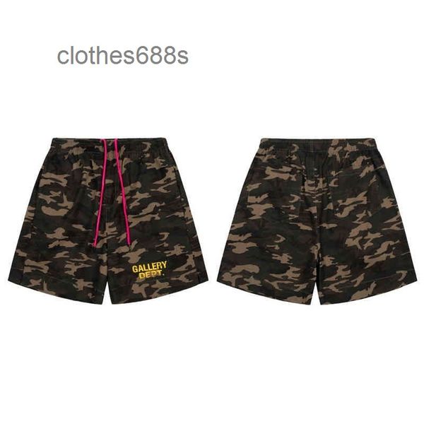 

mens shorts gallerydepts shorts pants designer fashion fashion brand high street washing camouflage casual men's and women's short, White;black