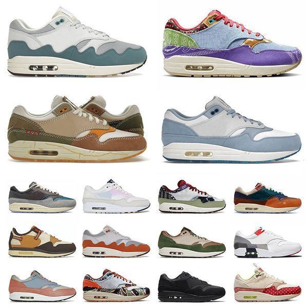 

wholesale maxs 1 87 running shoes for mens womens concepts airness designer patta waves bluepriint treeline wabi sabi sneakers runner traine