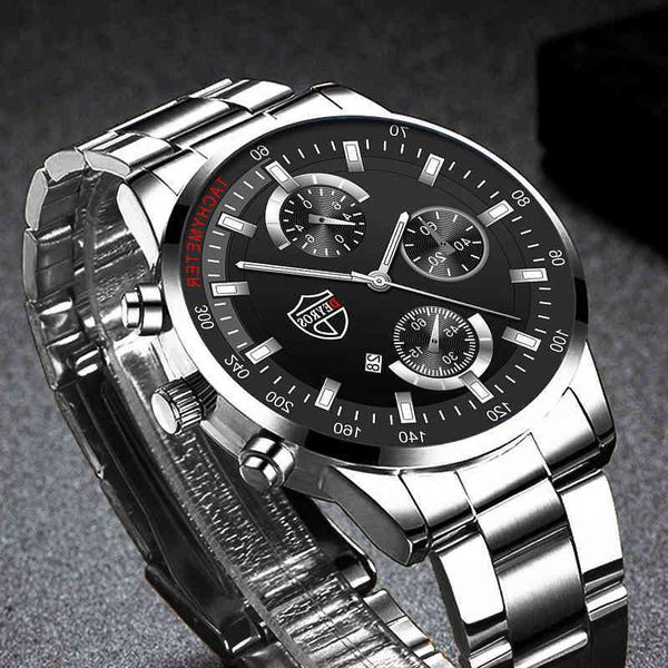 

fashion men watch men busins stainls steel quartz wrist watch man casual leather watch luminous clock relogio masculinor62d, Slivery;brown