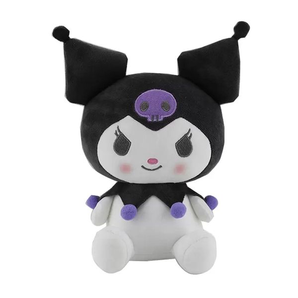 Nuovi animali di peluche modello 2024 al dettaglio 25 cm Cinque tipi di giocattoli di peluche del fumetto all'ingrosso Bambole Kuromi adorabili Vendi come torte calde Personalizzato popolare