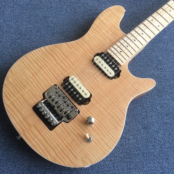 Großhandel Gitarre Neuankömmling Musicman E-Gitarre Kundenspezifisches Modell in Log-Farbe Burst