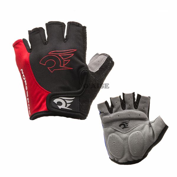 

cycling gloves half finger for men women fingerless motorcycle mountain road riding st17, Black