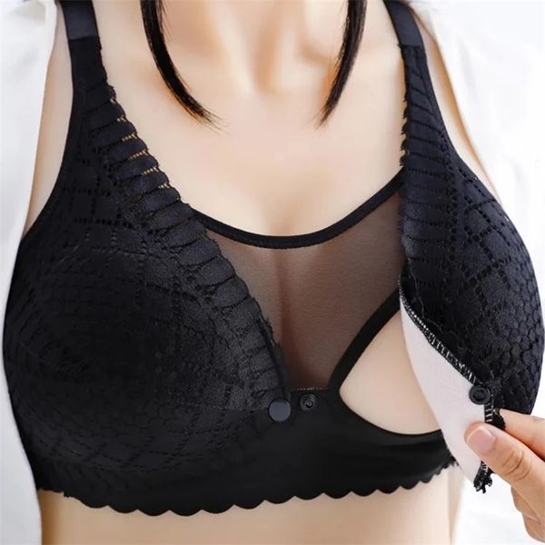 Abbigliamento gravidanza Reggiseno allattamento Frontale aperto Maternità Reggiseno allattamento Intimo alimentazione Abbigliamento donna Soutien Gorge Allaitement 220621