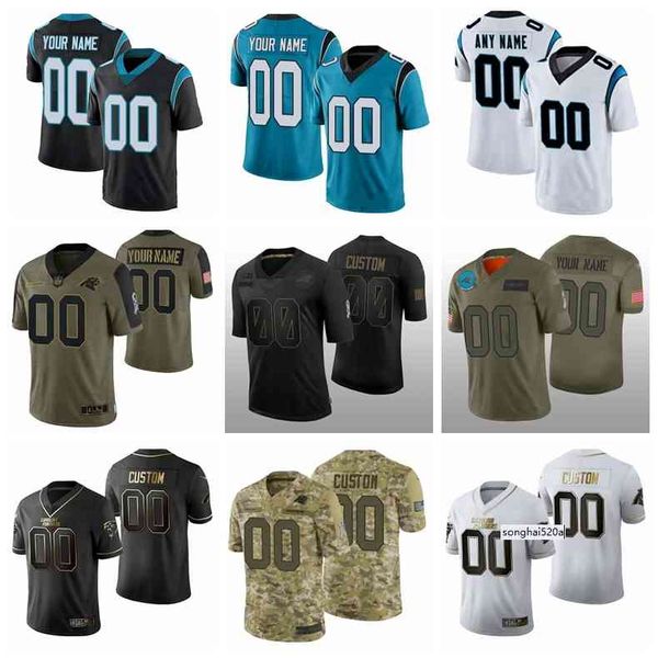 

2021 custom carolina men women youth panther football edition city split vapor limited stitched jersey size s-6xl''nfl'', Black