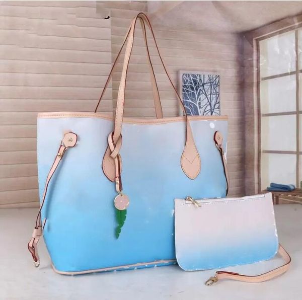 

m40156 totes shopping bag gm mm pm 3 size 2pcs/set with wallet women mini genuine leather medium fashion handbags large composite bags lady