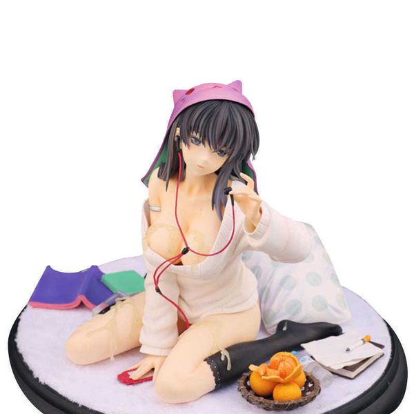 

huiya01 skytube comic milk girl illustrated by aruchu kizuki 14cm pvc action figure toy anime model toys girl collection doll q0722