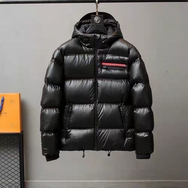 

men's jacket down outerwear waterproof windproof winter coat casual fashion windbreaker duck thick warm women parka puffer vest, Black