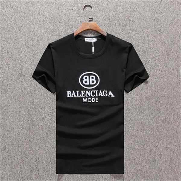 

men's clothing short sleeve tees polos mens t-shirts summer simple cotton casual solid color t-shirt men fashion m-3xl q07, White;black