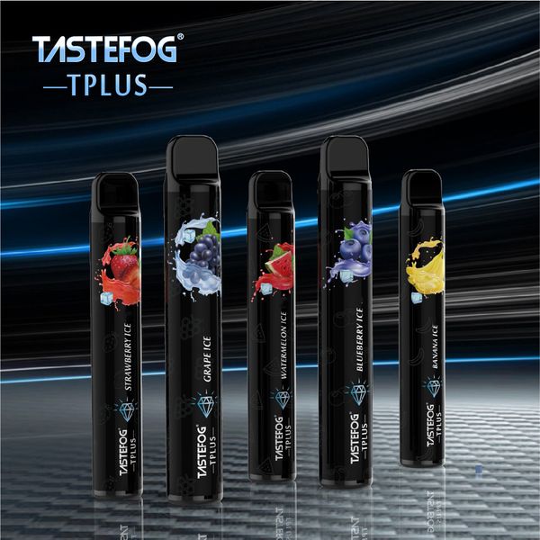 Tastefog Tplus 800puffs 20mg kit di vaporillo a vapori di vaporizzazione elettronica all'ingrosso con campione gratuito
