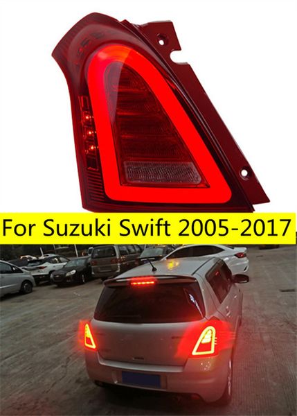 Luzes de sinal de giro traseiro para luz traseira de LED Swift 2005-20 17 luzes traseiras de freio de neblina Suzuki