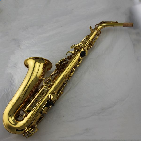 

high grade gold lacquer tone eb alto saxophone