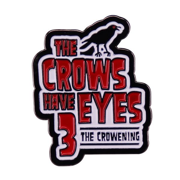 

terror movies cartoon metal badges creativity anime enamel pins fashion brooch collecting new year gift boutique medal, Blue