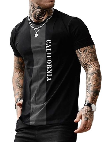 

men letter graphic contrast panel tee j4j0#, White;black