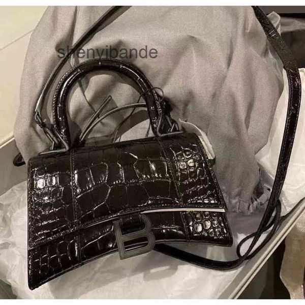 

designer bag bbalencaigss handbags bag family 2022 hourglass leather women's lebe