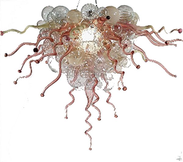 

mouth blown chihuly style glass chandelier dining room lighting decoration art