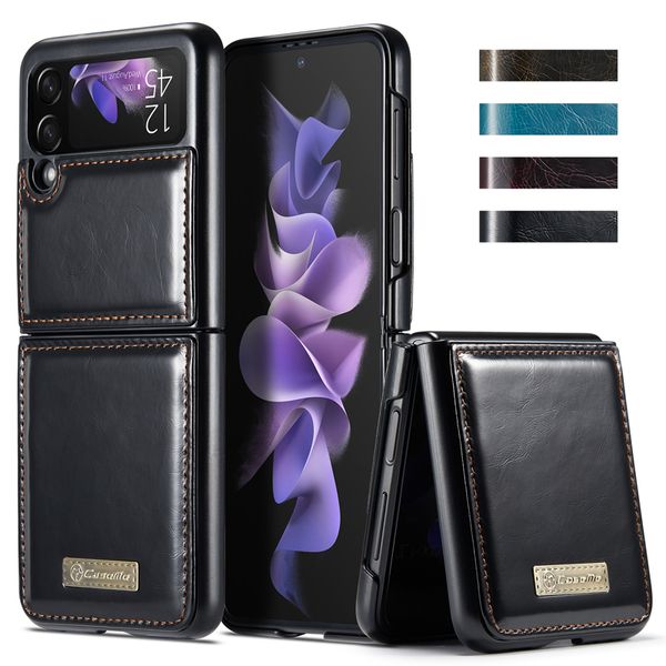 Caseme Luxury Retro замшевая кожи кожи для кожи Shockper Shock Cover для Samsung Galaxy Z Flip 3 5G Flip3