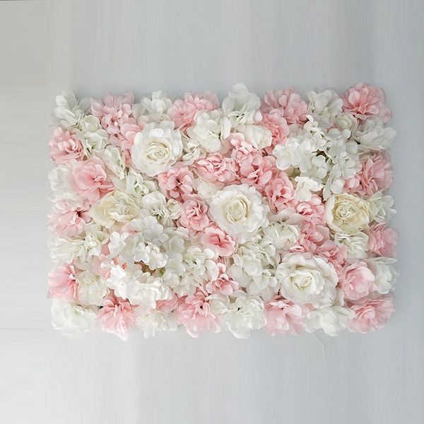 Hochwertige bunte dekorative Blumenwand für Hochzeit, Braut, künstliche Seidenblumen, Heimhintergrund, Dekor, Fotografie-Requisiten