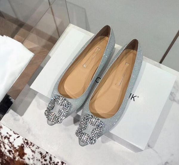 Frand-Name Fashion Shoes Spring и осенние сандалии буквы Cowhide Bows Bow Crystal Ballet Shoesbodybody Women's Black Gondola Loafers.