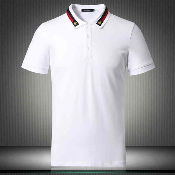 

white black new england designer us polo shirts for men short sleeve solid breathable shirt plus size 4xl 5xl 81855 210406254s