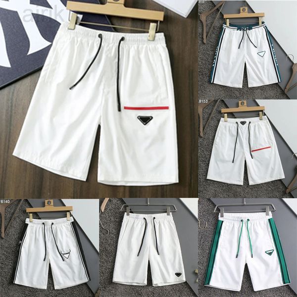 

designer p mens shorts couples triangle stripe letters breathable sports womens beach shorts size m//xl/2xl/3xl/4xl, White;black