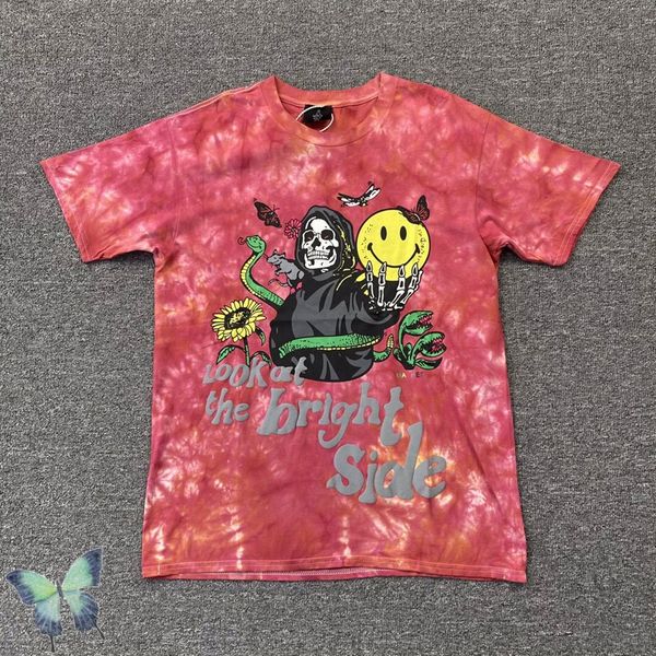 

men women tie dye tees t-shirt 22ss, Black;brown