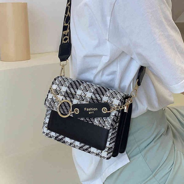 

broadband women's portable new small square messenger bag fashion brands popular ladies shoulder handbags celebrity shopping luxury bag