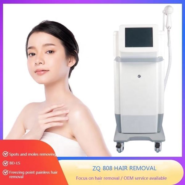 

safe and effective 755 808 1064nm diode hair removal machine suitable for all kind of skin with ce, Black