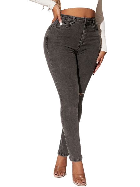 

sxy high waist skinny jeans o9rm#, Blue