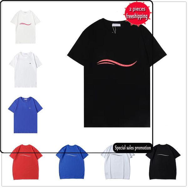 

r t shirt summer short sleeve waves tee men women lovers luxury t-shirts fashion senior pure cotton size s-2xl, White;black