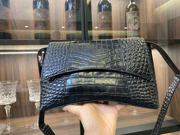 

designer bags balencaigass handbag ins fashion 2022 hourglass winter fluffy black small handle purse luxury tote bag